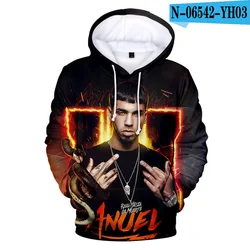 Hoodies Rapper Anuel AA 3d Print Sweatshirts Men Women Hooded Oversized Hoodie Fashion Kids Pullover Sweatshirts Tracksuit Coat