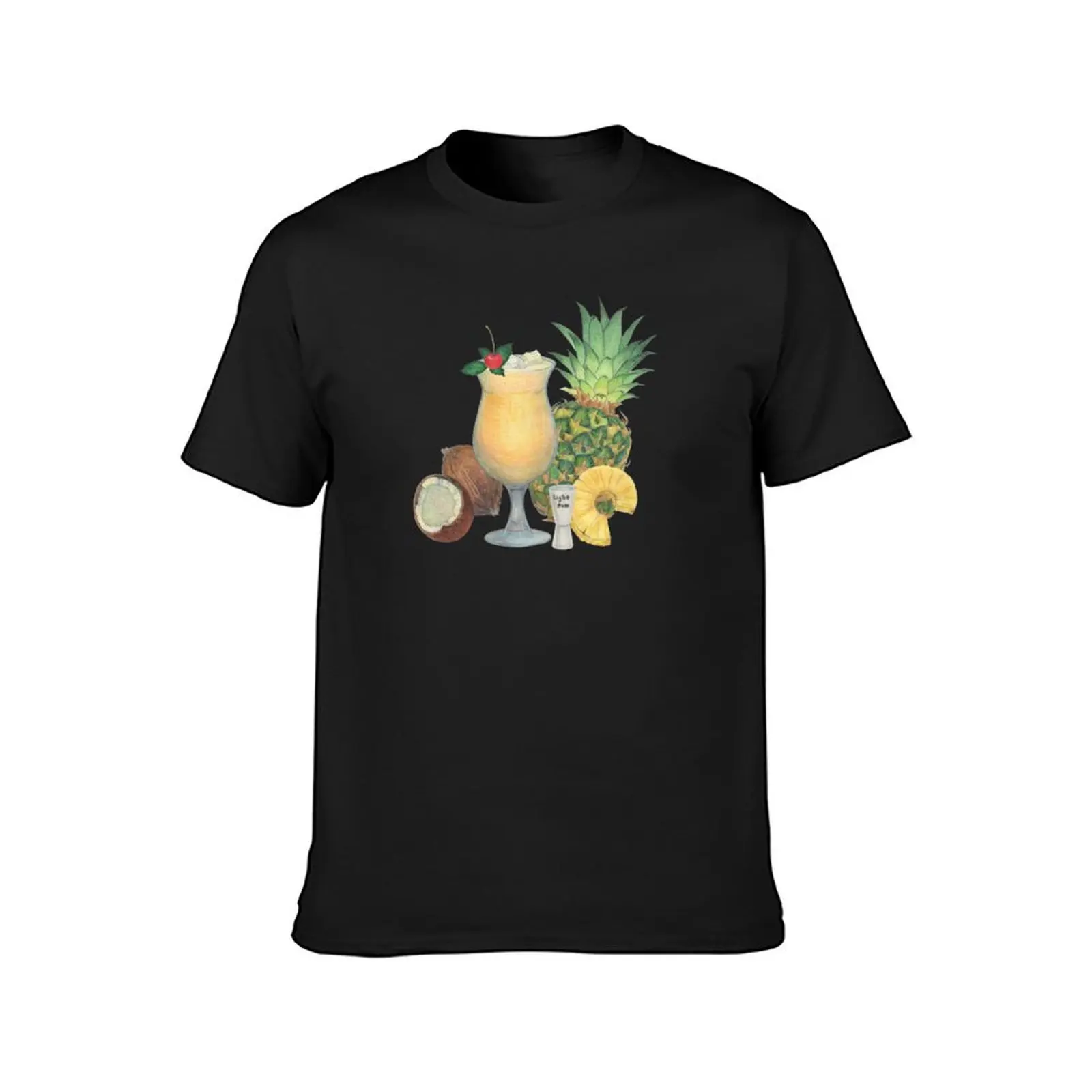 pina colada T-Shirt plain hippie clothes sports fans fitted t shirts for men