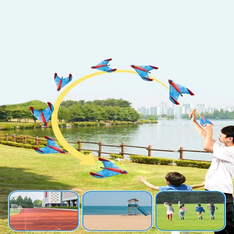 射出泡航空機グライディングブーメラン屋外ポータブル EDC クリエイティブおもちゃツール