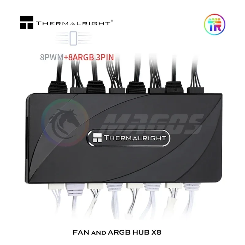 Thermalright PWM FAN + ARGB HUB X8 Motherboard PWM / RGB SYNC Collection