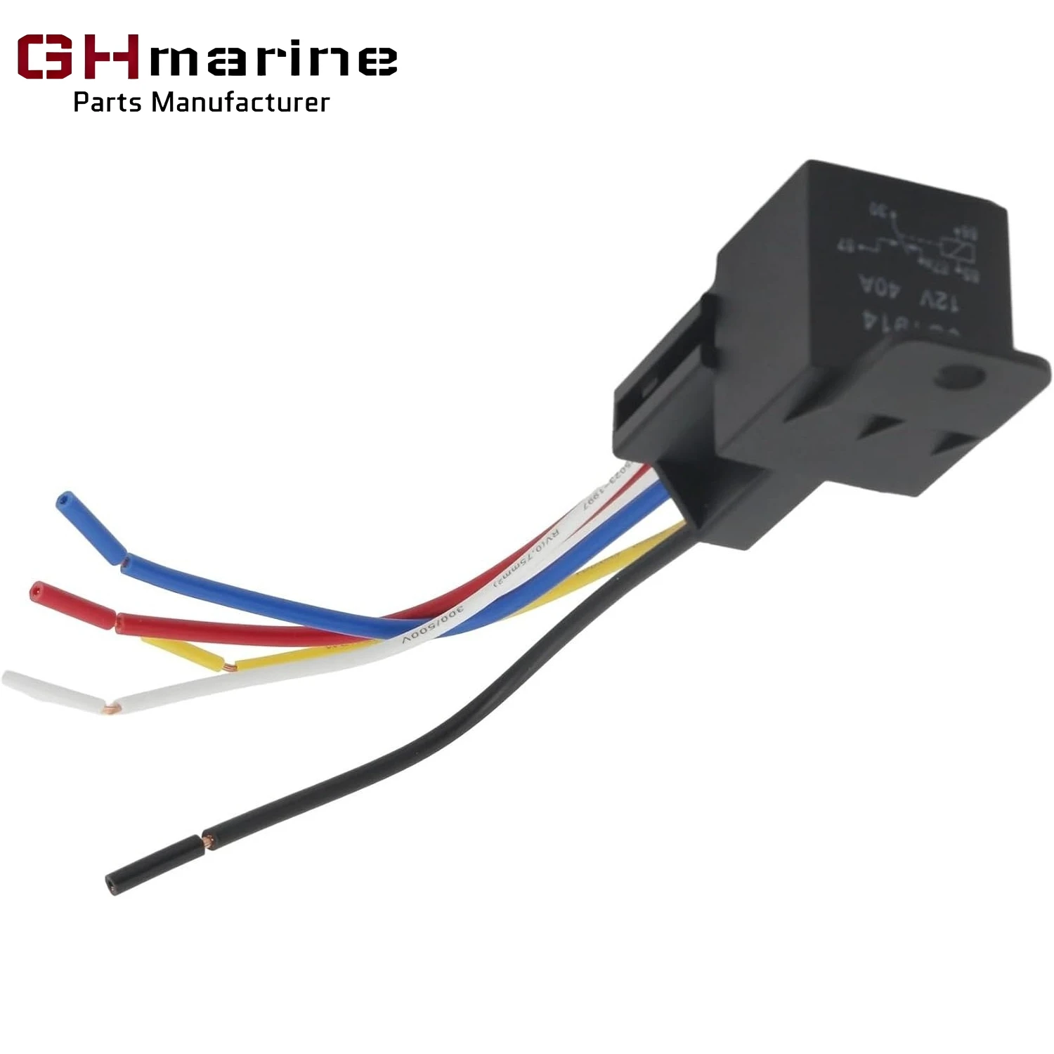 Trim Tilt Motor Relay with Connector 876040-7 854357-1 for Volvo Penta AQ AD BB MD TAMD TMD 230 250 280 290 876039-9 Accessories