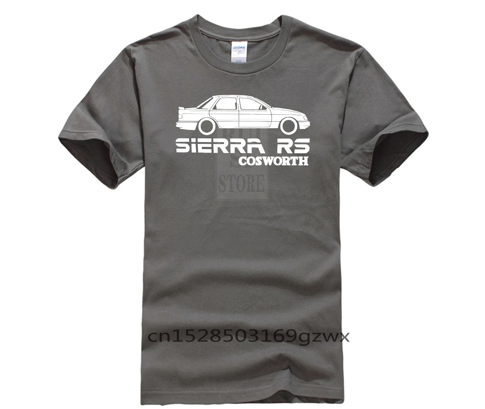 Men Printing Short Sleeve Tshirt trend Classic Ford Sierra RS Cosworth Retro Silhouette Graphic Men s T man\'s T shirt