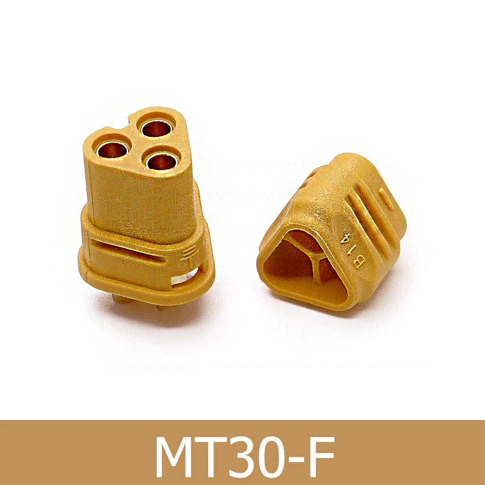 AMASS MT30 Male Female Bullet Connectors with Cover, 10/20/50 Pairs Plug for RC Lipo Battery RC Car Boat Drone Toy DIY