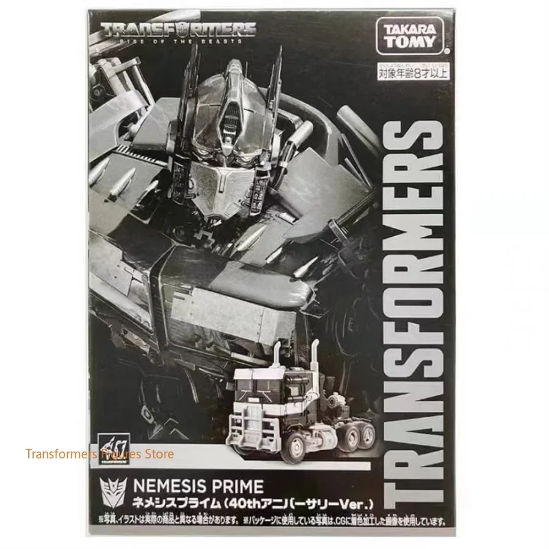 W magazynie Takara Tomy transformatory 40. rocznica SS-EX Nemesis Prime figurka Anime ruchomy model robota prezenty kolekcjonerskie