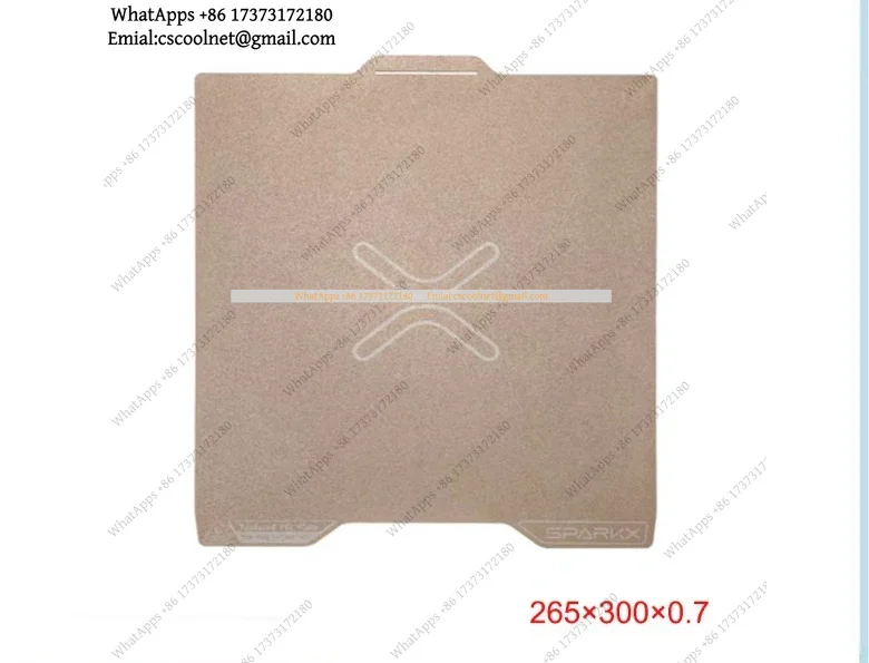 JS03 Dual-Sided Gold Textured PEI Build Plate For Creality SPARKX i7 3D Printer Parts