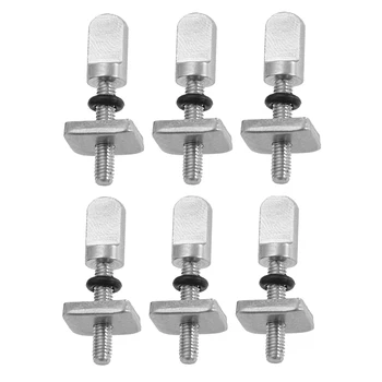 Tornillo de aleta de tabla de Surf de acero inoxidable, pernos de aleta de Surf M4, tornillos de aleta deslizante para Longboard, clavos de aleta única, tornillos de reemplazo, 3/6 Uds.