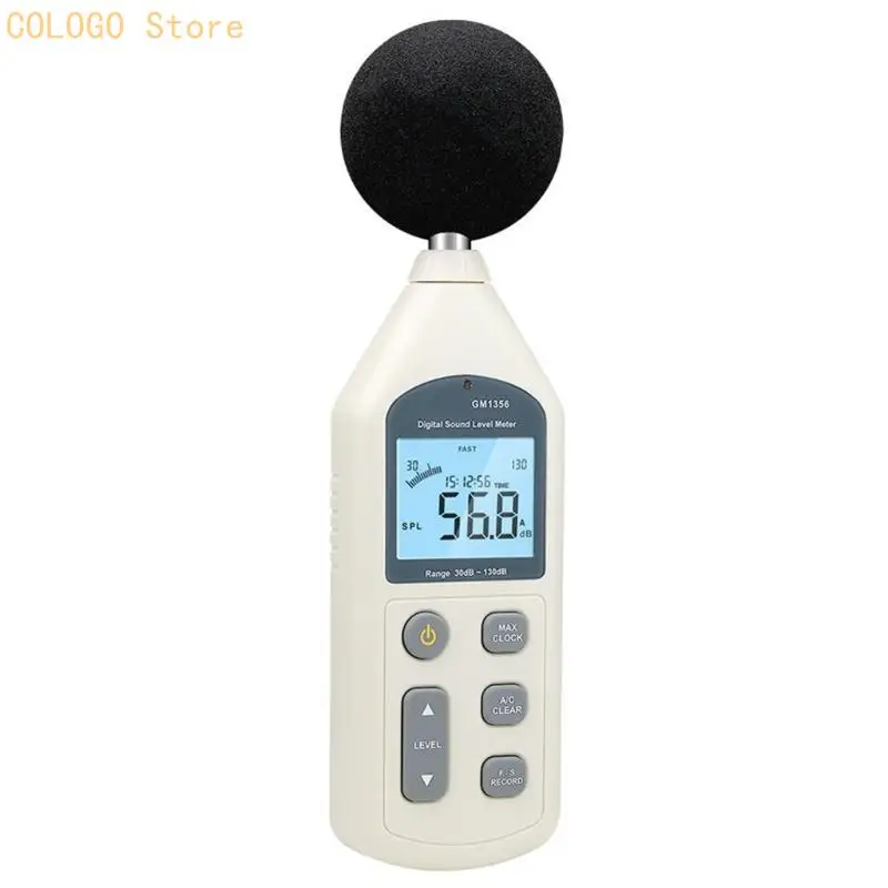 

GM1356 Шум измеритель 30-130DB Decibel Meter Spl Tester Digital Sound Meter D0ld