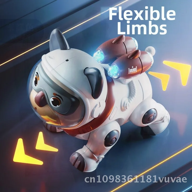 

Children's Early Education Electric Puppy Robot Dog Toy Interactive Mechanical Smart Pet with Sound And Light for Boys And Girls