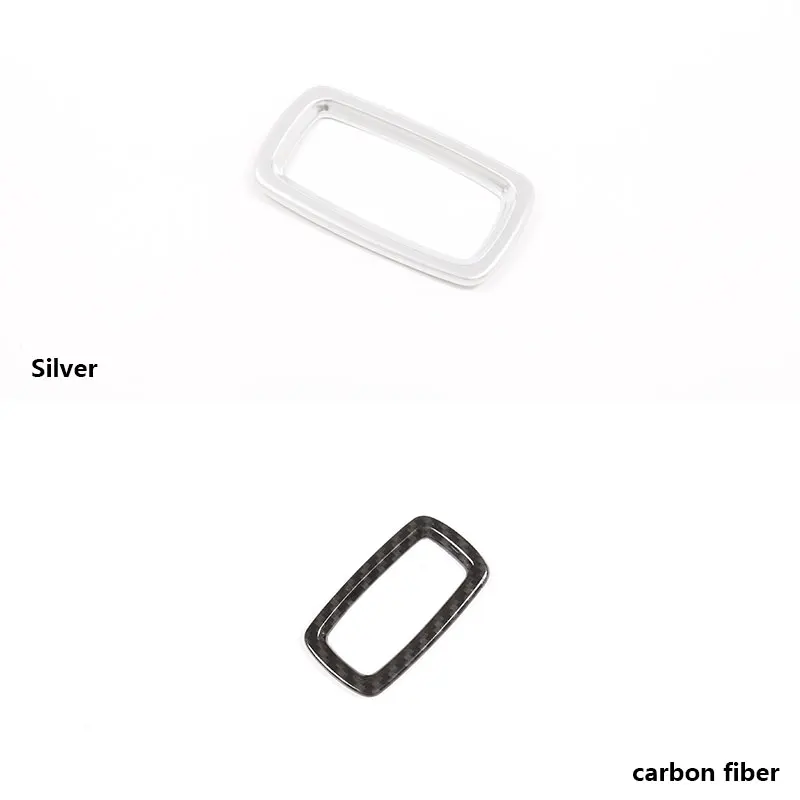 

For Porsche Cayenne 2018-2023 ABS Carbon Fiber Car Rear Trunk Electric tailgate Switch Button Trim Frame Sticker Car Accessories