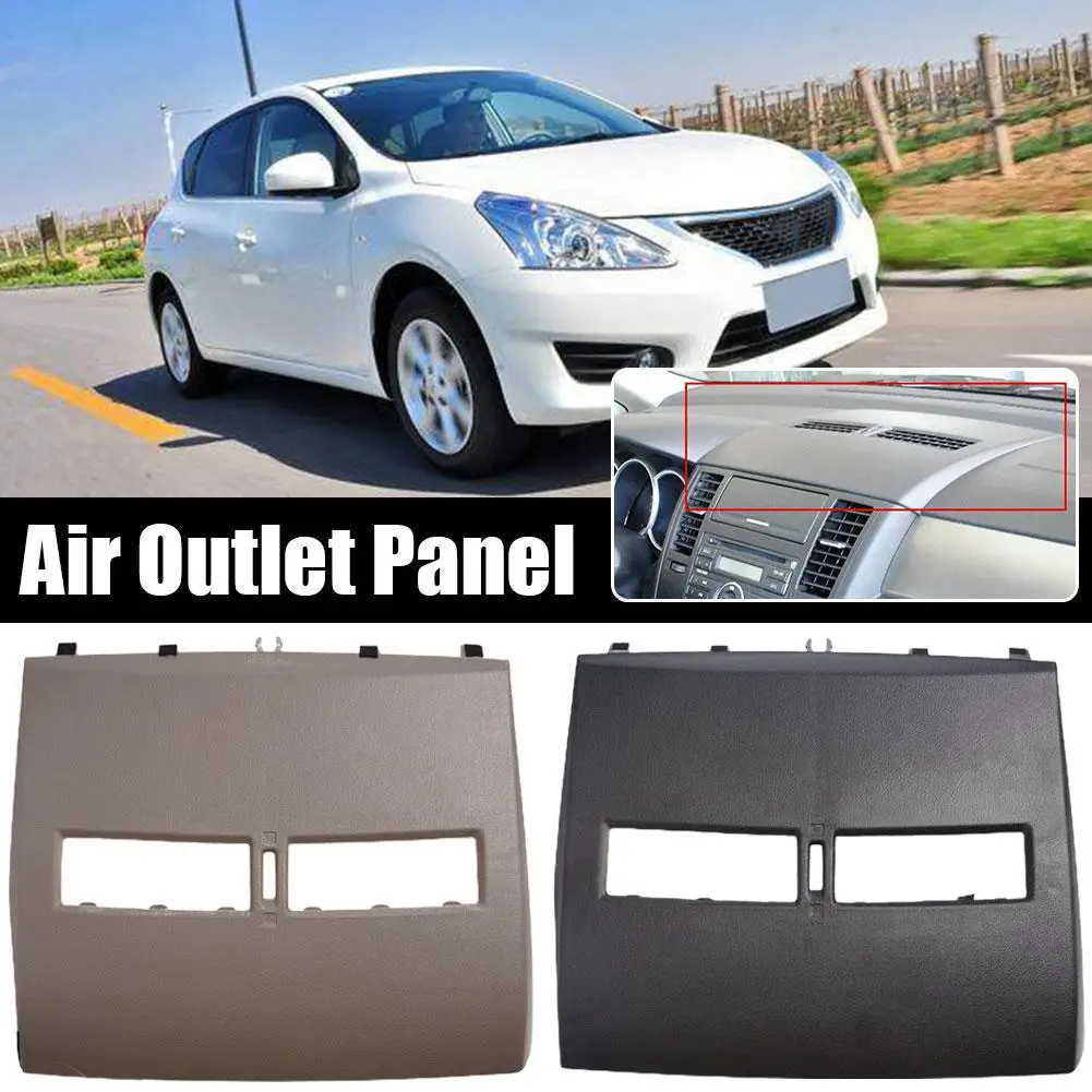 For Nissan Tiida 2005 - 2011 Car Finisher-Instrument Panel Shell Conditioner Dashboard Vents Front Cover Middle Air Outlet