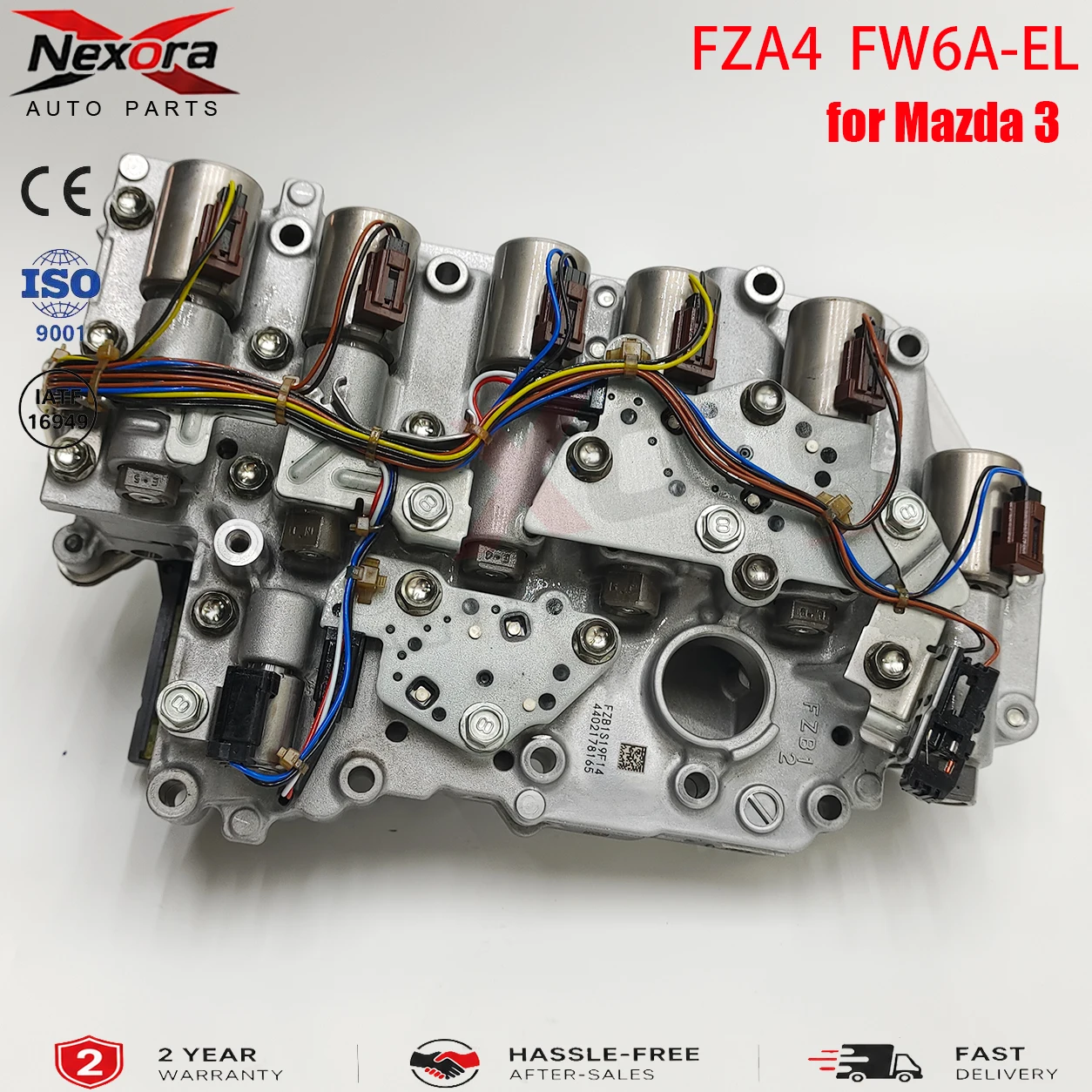 High-Quality FZA4 FW6A‑EL 6-Speed Automatic Transmission Valve Body With Solenoids Assembly For Mazda 3 6 CX-3 CX-4 CX-5