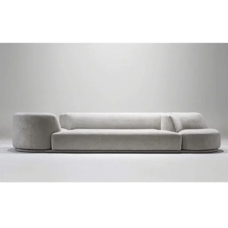 Sofa Italian minimalist living room creative straight row rotating combination sofa