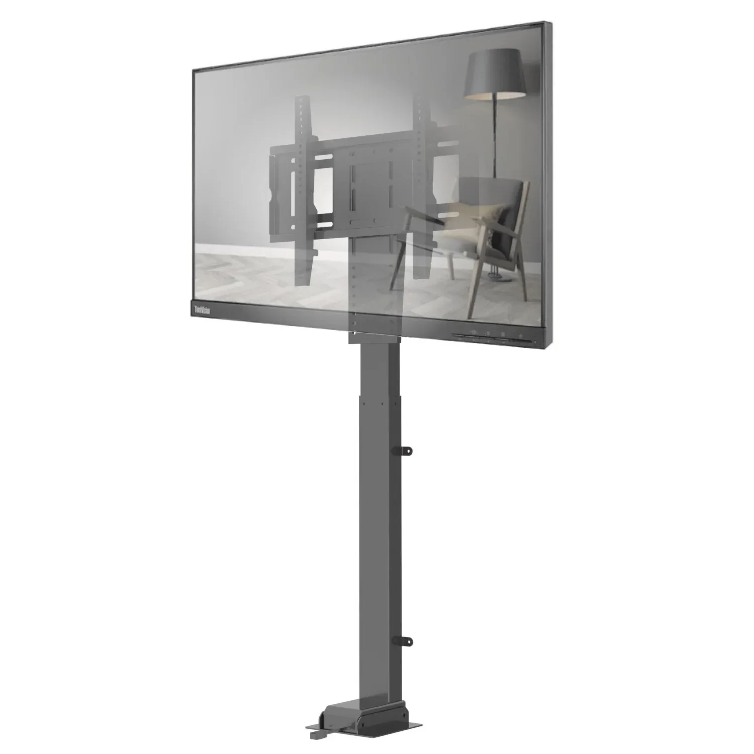 

2025 TV lift using electric 24V DC Linear actuator motor 32"-75" tv motorized Vertical lift system