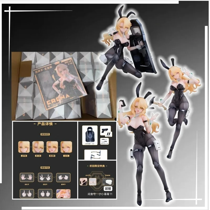 

В НАЛИЧИИ: Коллекционная подвижная фигурка Trace 1/12 Rabbit Quick Reaction Team Shield Hand Elena, готовая кукла-игрушка, подарок для коллекционеров