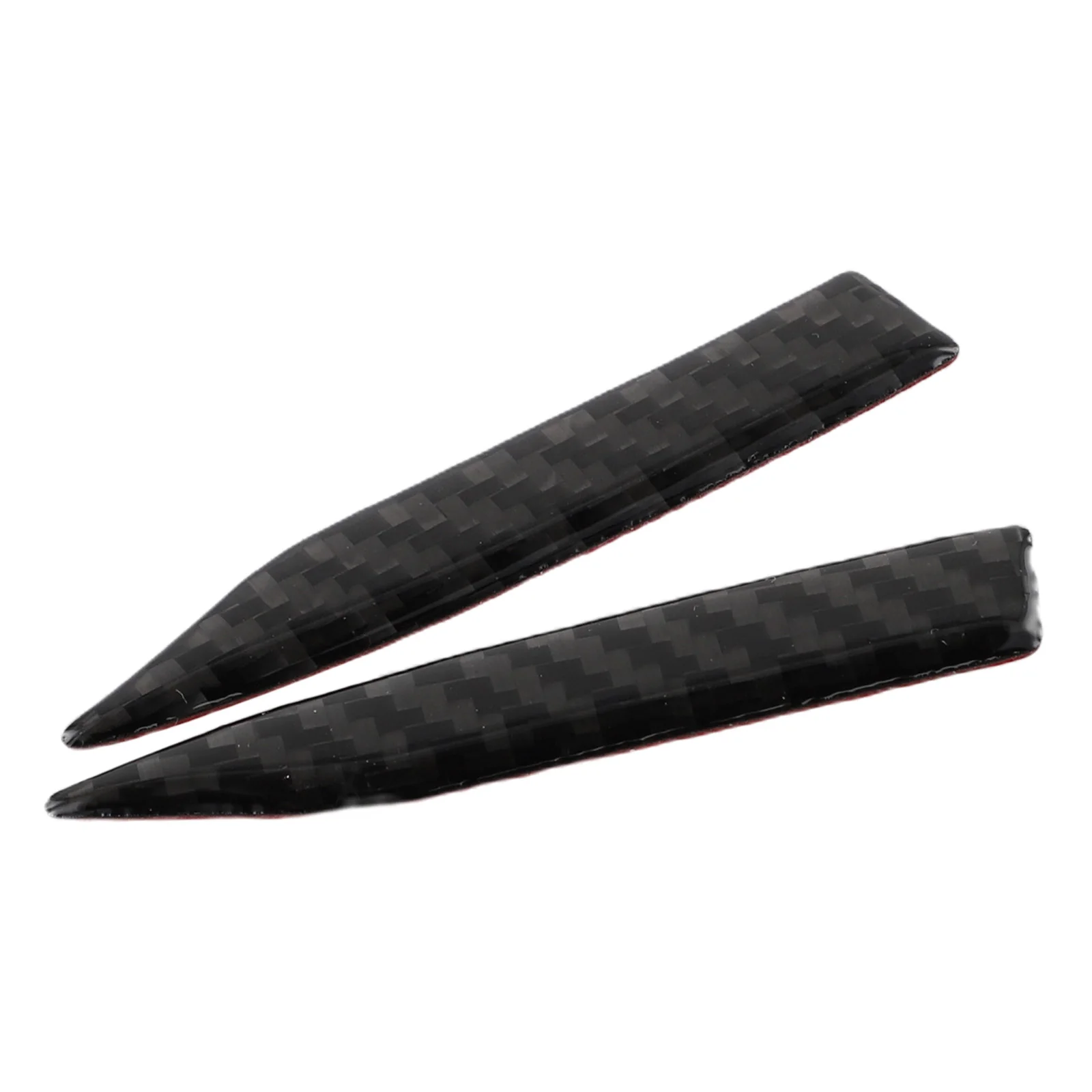 2 قطعة حامي مرآة الرؤية الخلفية سيارة الحرس الأسود ألياف الكربون ديكور لامعة الجانب مرآة ملصقات تقليم الملحقات المثالية