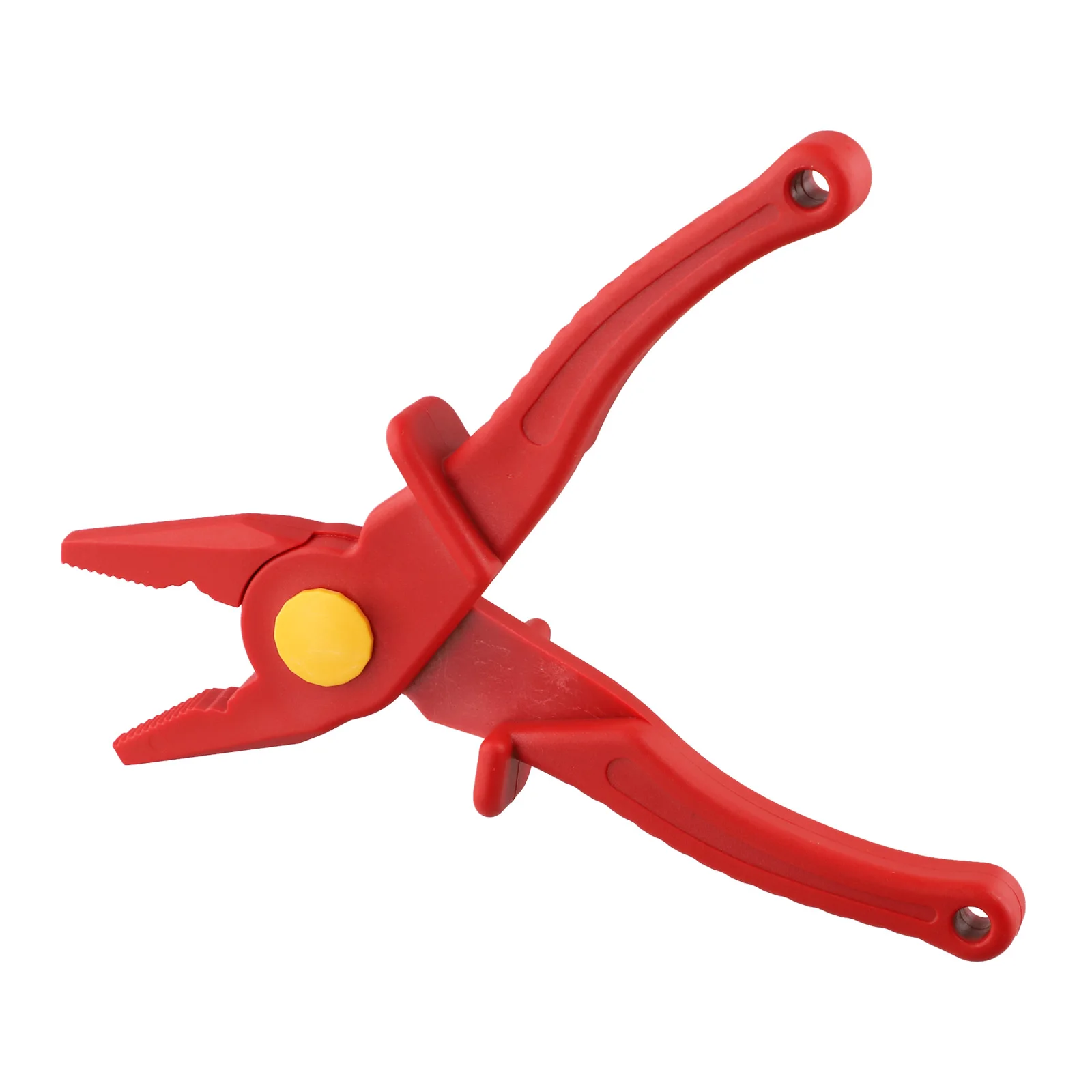 Pinza isolata VDE da 7,7 pollici Pinza multifunzionale in plastica a becco piatto Pinza per elettricista ad alta tensione 1000V