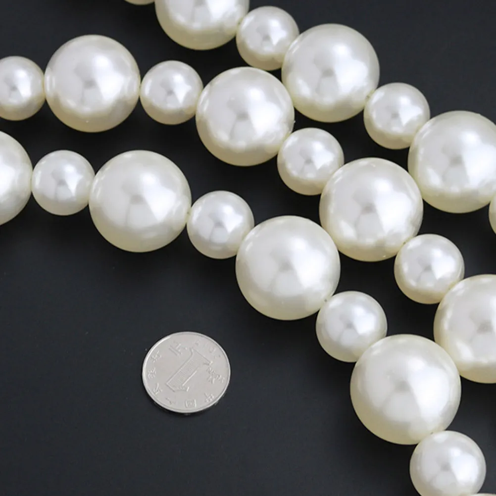 Bag Chain Replacement for Handbag Purse Pearl Decorative Chain Stylish Lightweight Plastic Buckles Easy Install DIY Bag Strap