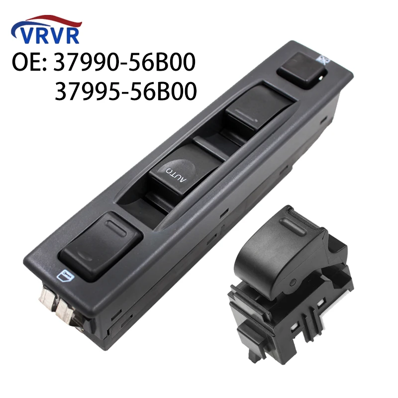 37990-56B00 3799056B00 interruptor de Control principal de ventanilla eléctrica 3799556B00 para Suzuki Sidekick 1992-1998 para Geo Tracker Vitara