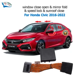 Car Auto Window Closer Open Sunroof Closer Gear Lock Module For Honda Civic 2016-2026 Plug and Play