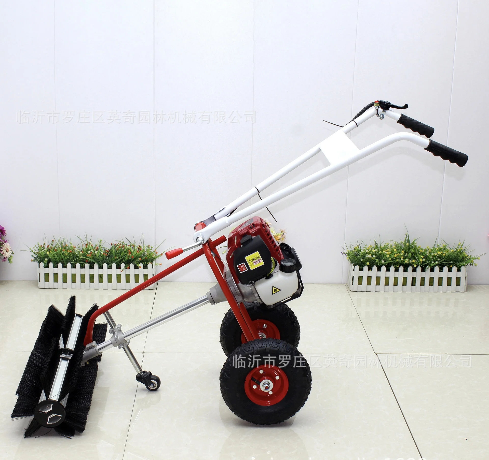 Small Household Snow Blower Hand Push Lawn Carding Machine Snow Plow Gardening Tools