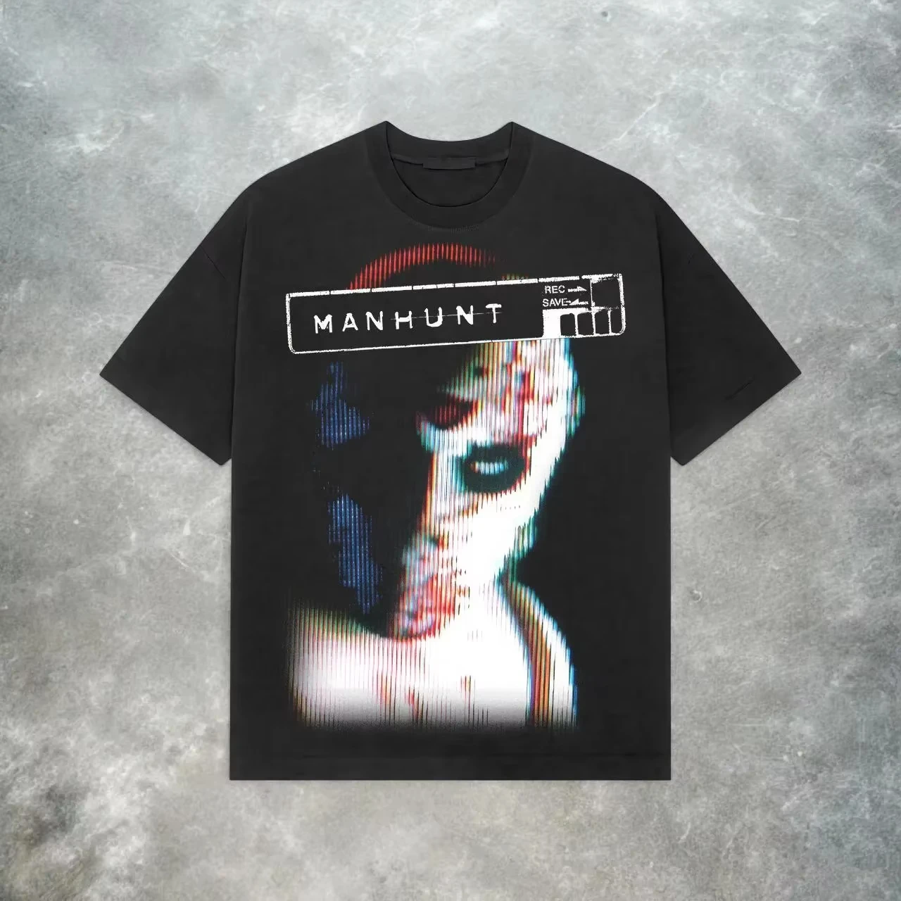 Manhunt PS2 Oversized Unisex T-shirt Streetwear Trendy Cotton New Model personality Clothes Y2k Short high quality Couples soft