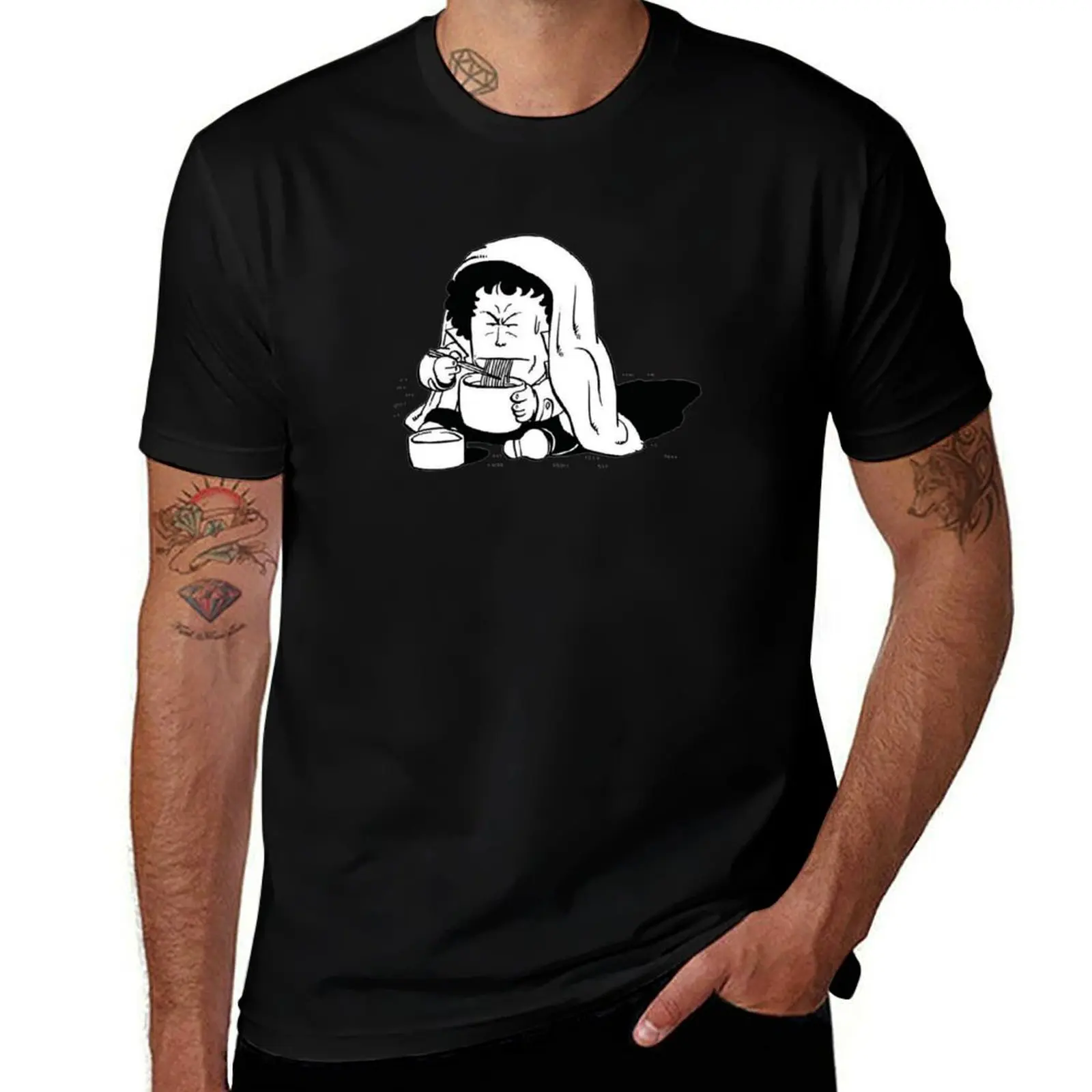 Camiseta Dr Mashirito Eating, camiseta informal básica de talla grande