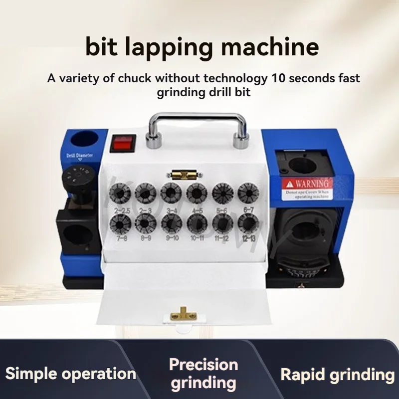 Drill Bit Sharpener Portable Grinding Machine For Twist Drill Repair Workshop Machining And Daily Tool Maintenance Operations