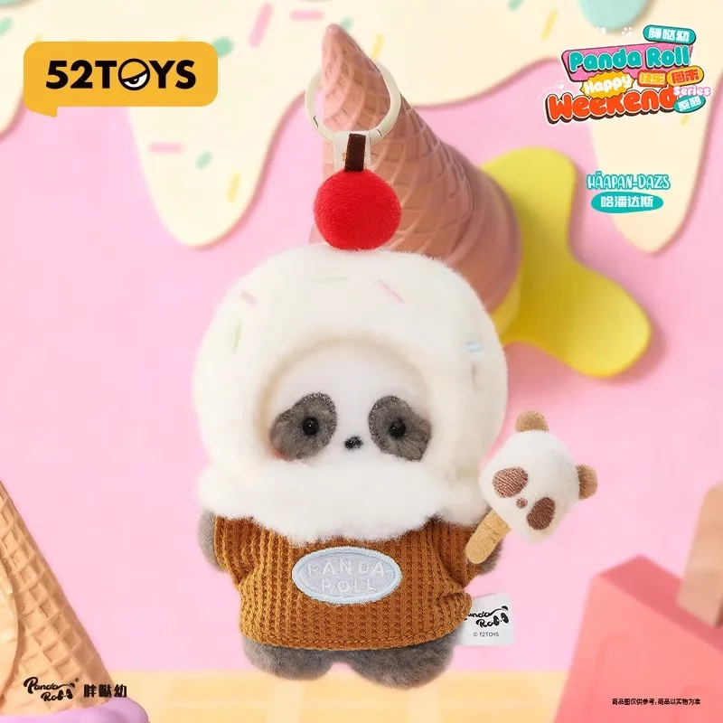 الأصلي الباندا لفة سعيد عطلة نهاية الأسبوع صندوق أعمى أفخم أنيمي Kawaii الباندا لفة صندوق أعمى اللعب لطيف قلادة لعبة هدايا عيد ميلاد طفل