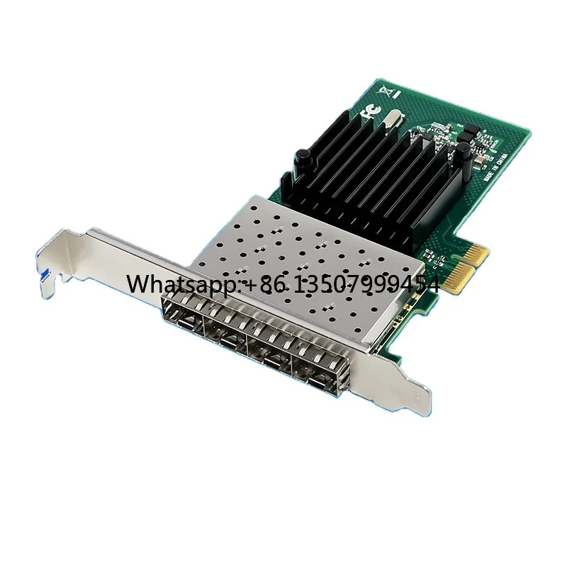 

PCIe X1 I350-F4 Quad-port/SFP Gigabit Internal Server Fiber Optic Network Adapter Card in Stock