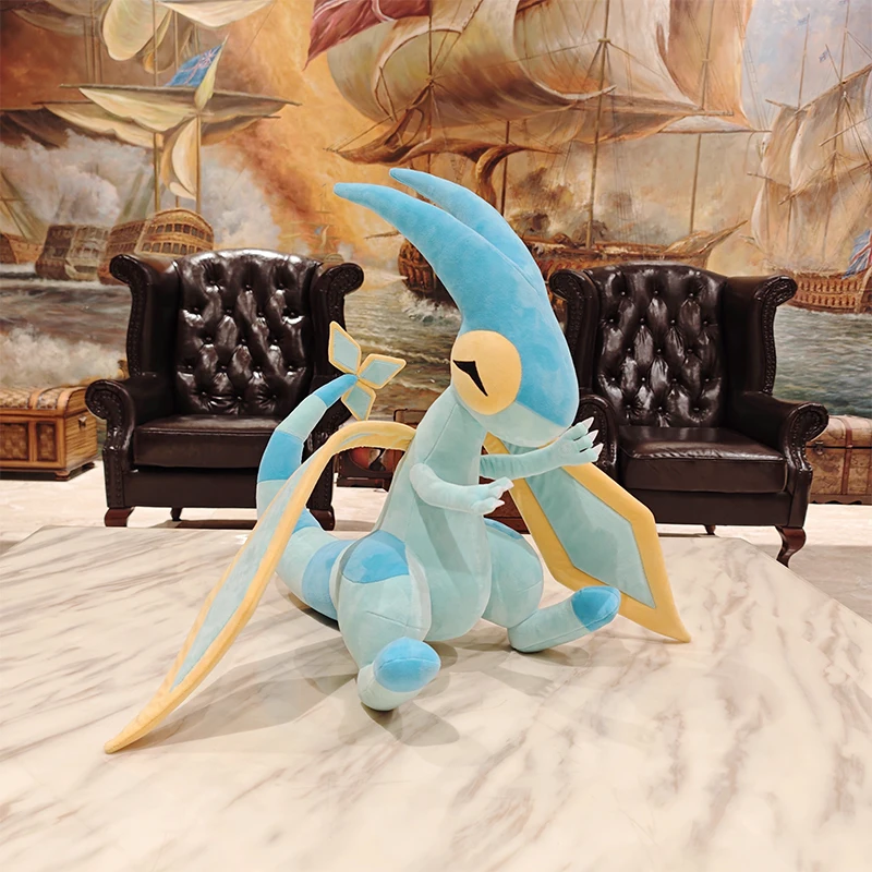 50cm Anime Flygon Pokemon Plush Toys Doll Cartoon Dragonfly Large Pokémon Plushie Kawaii Stuffed Gift for Kids Xmas Birthday