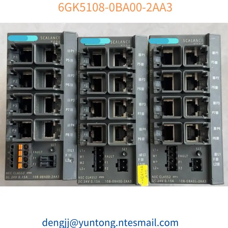 6GK5108-0BA00-2AA3 switch, original, genuine, second-hand, disassembled, tested, intact, and shipped quickly