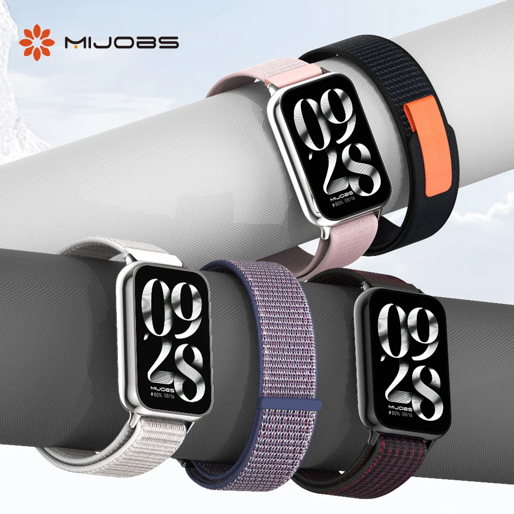 

Strap for Mi Band 10 Pro Watch Band for Mi Band 9 Pro / 8 Pro Wristband for Redmi Watch 6 5 4 Correa Replacement Nylon Strap