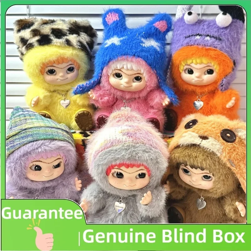 

Genuine Wakuku Fuzzy Fun Party Series Mystery Boxes Trendy Plush Doll Pendant Ornament Garage Kit Decoration Ornament Decor Gift