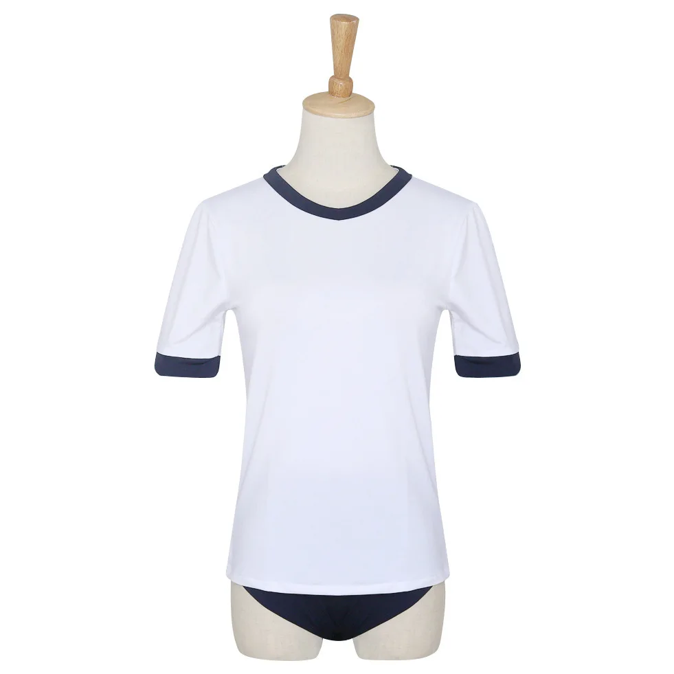 Bloomers Cosplay Costumes Japanese School Uniform Cosplay Costume Gym Sportwear Volleyball T Shirt Shorts Girl Women