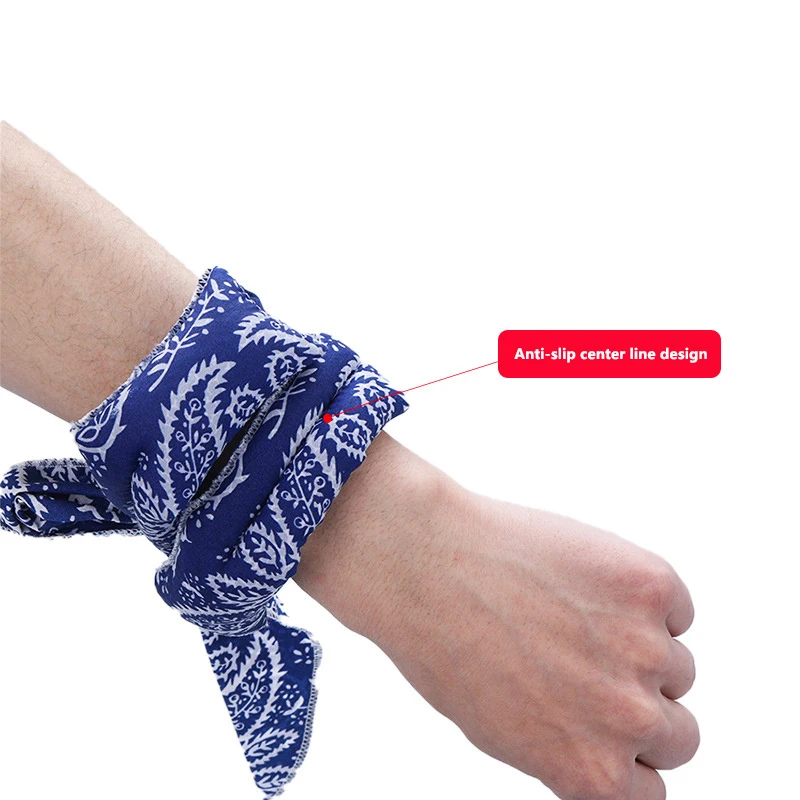 Bandana rafraîchissant pour le sport en plein air, écharpe pour le corps, bande de sauna, refroidisseur de cou, zone de glace, 1 pièce