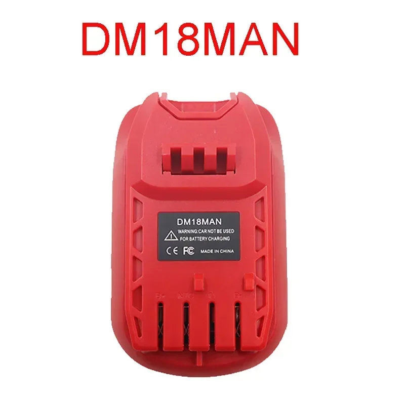 MT18MAN DM18MAN อะแดปเตอร์แปลงสําหรับ Makita สําหรับ Milwaukee สําหรับ M18 48-11-1890 สําหรับ Dewalt 18V 20V แบตเตอรี่สําหรับ Craftsman เครื่องมือ