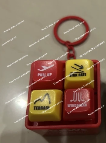 

737 Airbus sound emulator pilot keychain
