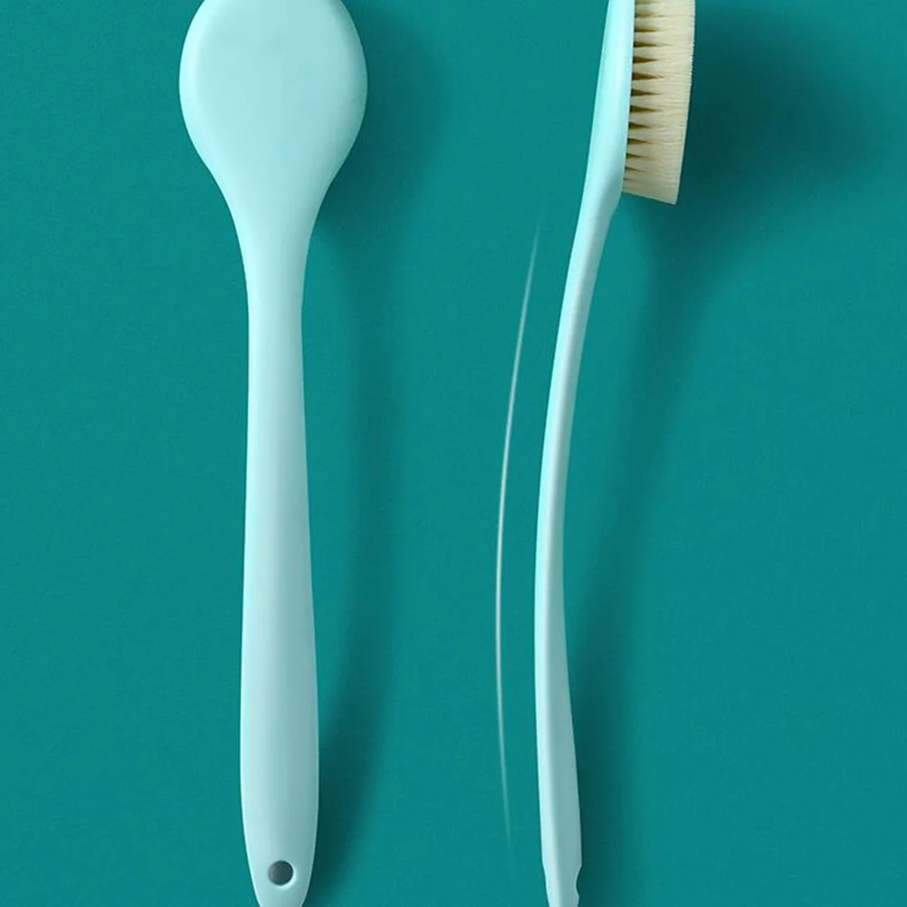 

Handle Bathing Brush Body Scrubing Tool Soft Bristles Ergonomic Design Body Scrub Back Rub Tool Natural Eco-Friendly