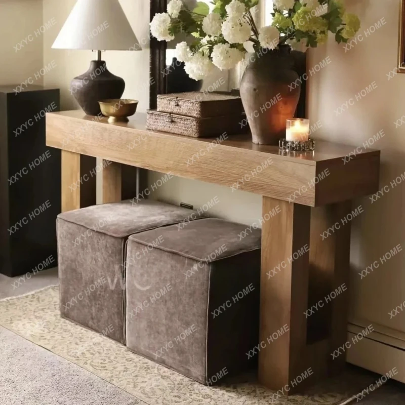 X-S  White Luxury Dressing for Bedroom Table Vanity Wood Makeup Dresser LED Mirror Organizer Storage Box Bedroom HG