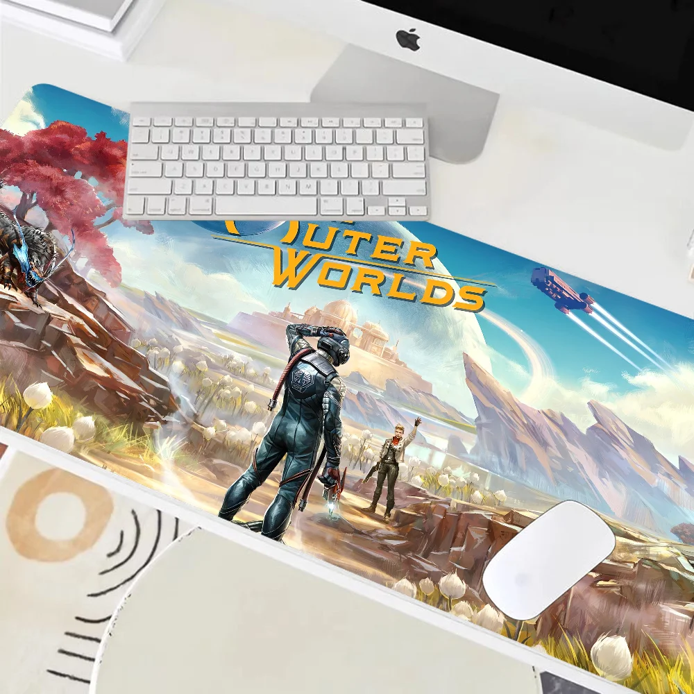 The Outer Worlds Game Mousepad Large Keyboard Desk Mat Gaming Mouse Pad LockEdge Non-slip Mat