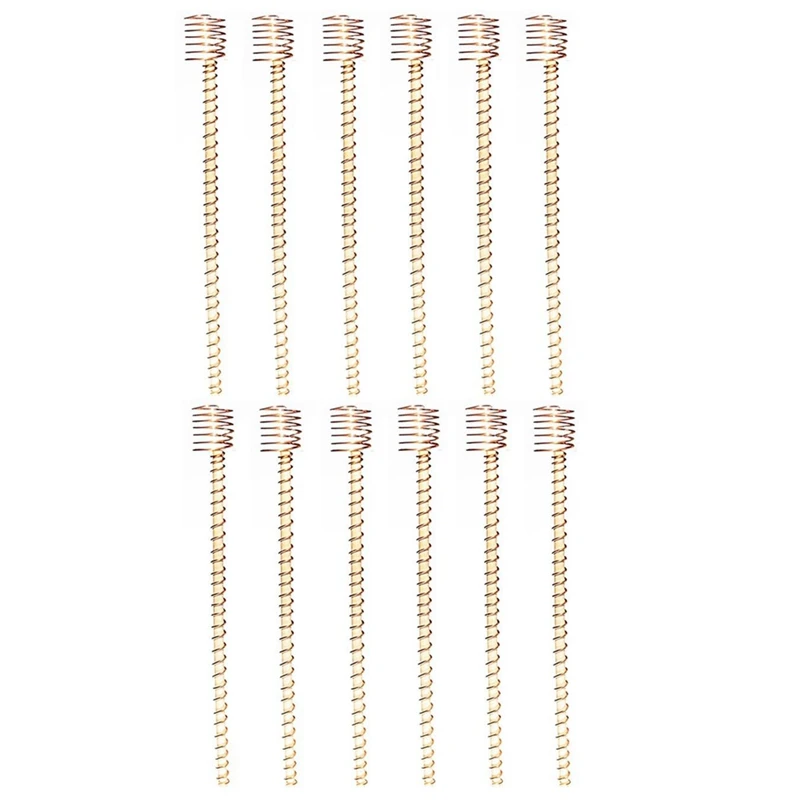 

12 Piece Electroculture Plant Stake Electroculture Plant Stakes Electroculture Gardening Copper Coil Antennas