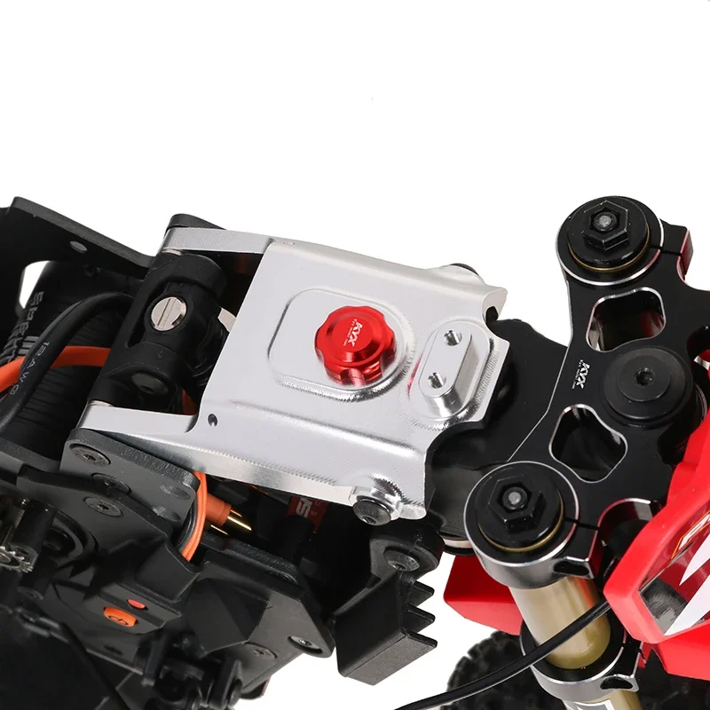 KYX Racing CNC Aluminium Kappenventil Replik Kraftstofftank Upgrades Teile Zubehör für 1/4 RC Motorrad Losi Promoto-MX