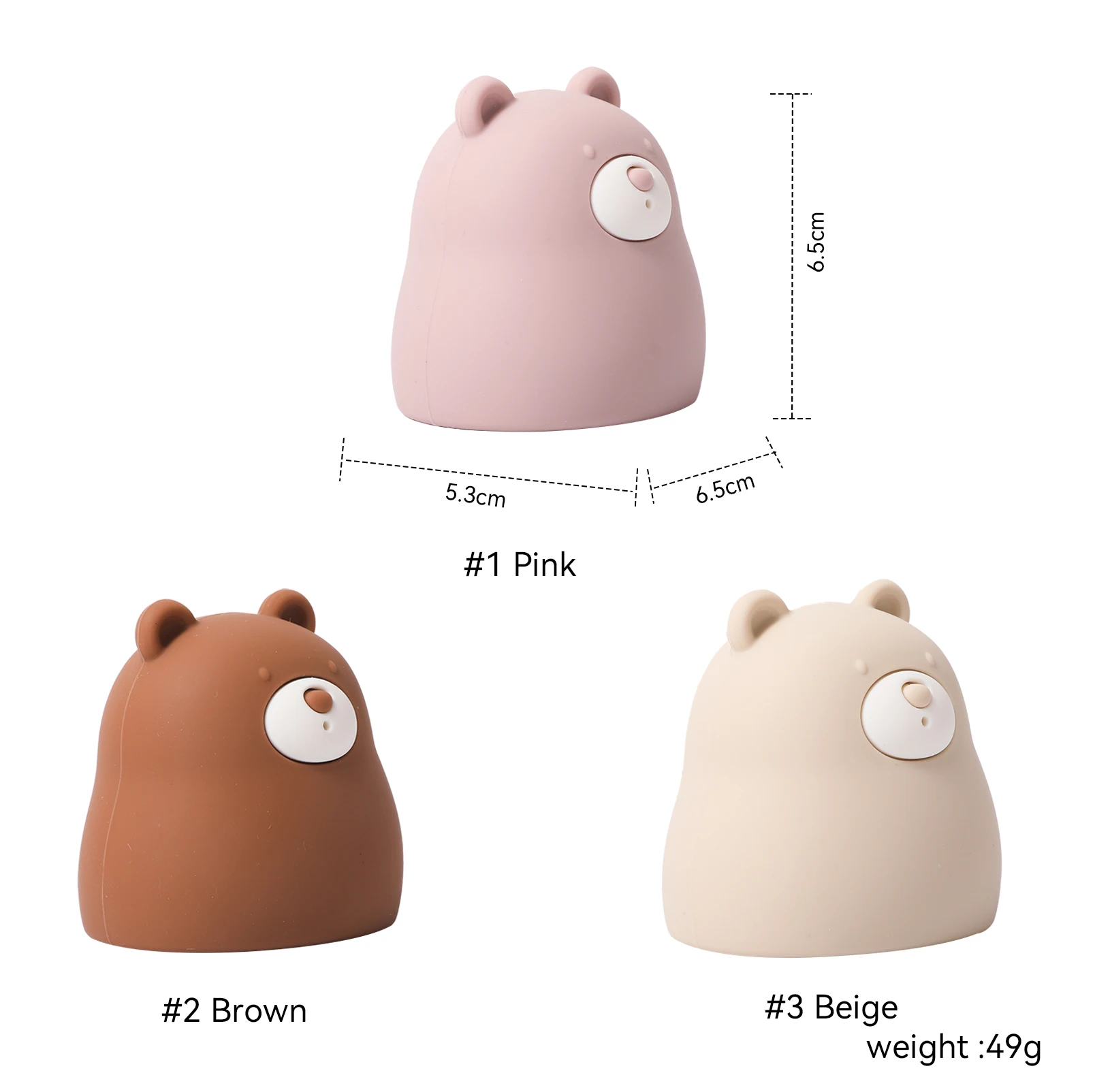 Jouets de bain en silicone sans moule ours, jouets de bain pour bébé de 6 à 12 mois, tout-petits de 1 à 3 ans, jouet de baignoire pour bébé non toxique, jouets d'eau, jouet de piscine,