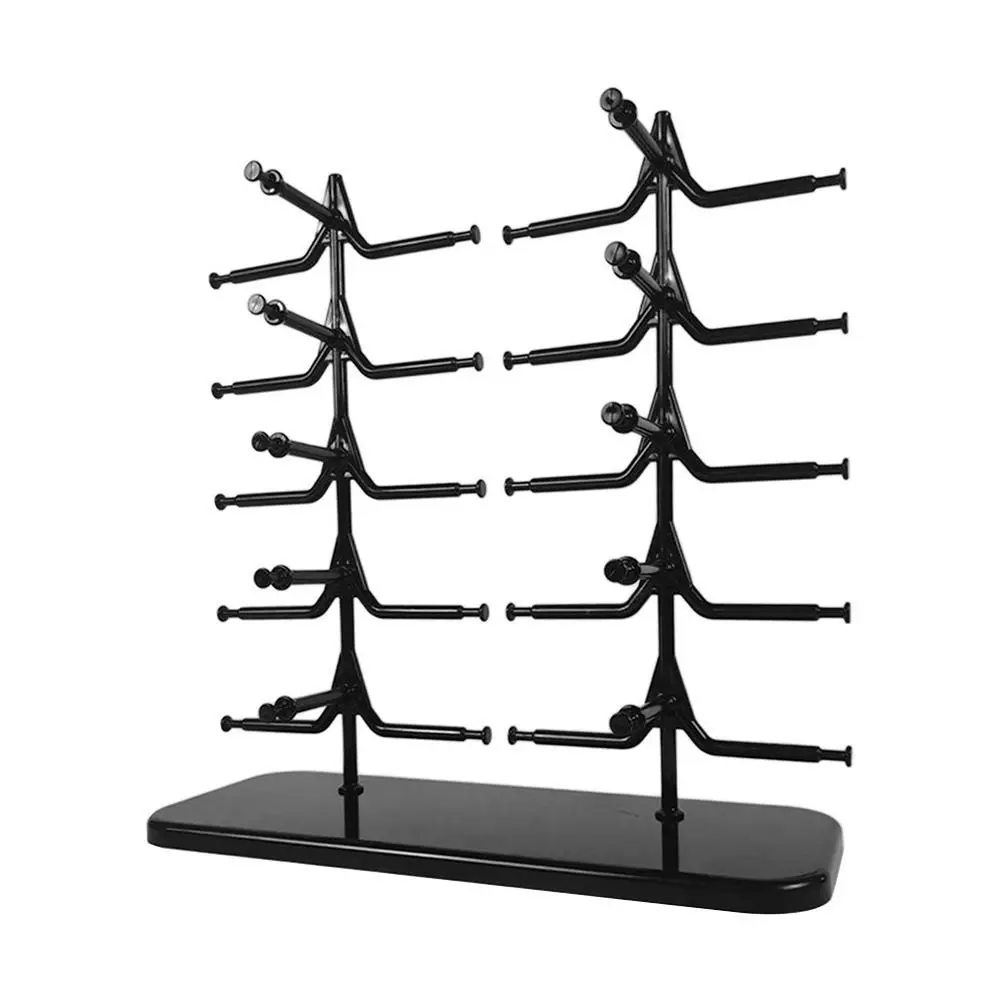 Durable Showcase Storage Wood Display Stand Glasses Frame Tray Eyeglasses Organizer Shelf Sunglass Holder Rack
