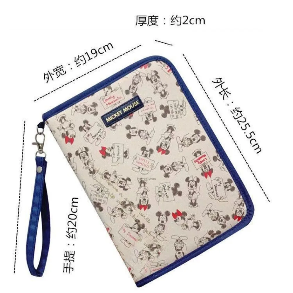 

Kawaii Mickey and Minnie Mother's Handbag - Cute Cartoon ID Bag Bill Storage Bag Lightweight for Fashion Mom Accessories Gift