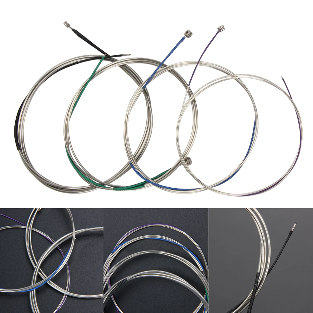 German Silver Bowed Instruments String C-G-D-A Instrument String Long-lasting for Full Size 4/4 3/4 Gifts for Beginners - view 2