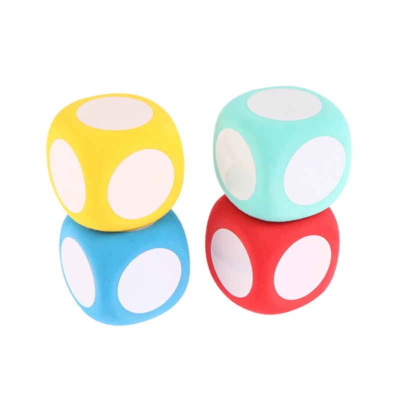 Multipurpose Dry Apagar Cube Block, Dados educacionais, Placas brancas, Escrever sobre Wipe Off, 1Pc