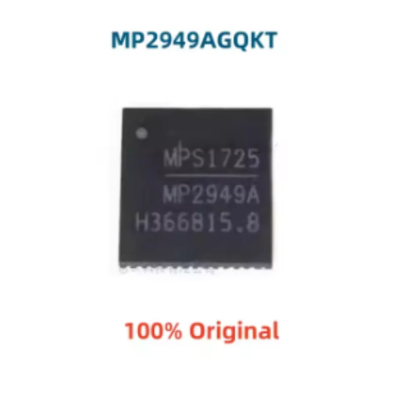 5PCS MP2949AGQKT Original MP2949A Digital Multi-Phase PWM Controller 6 Phase 3 Rail PMBus COT Control TQFN-48 SMD Power IC