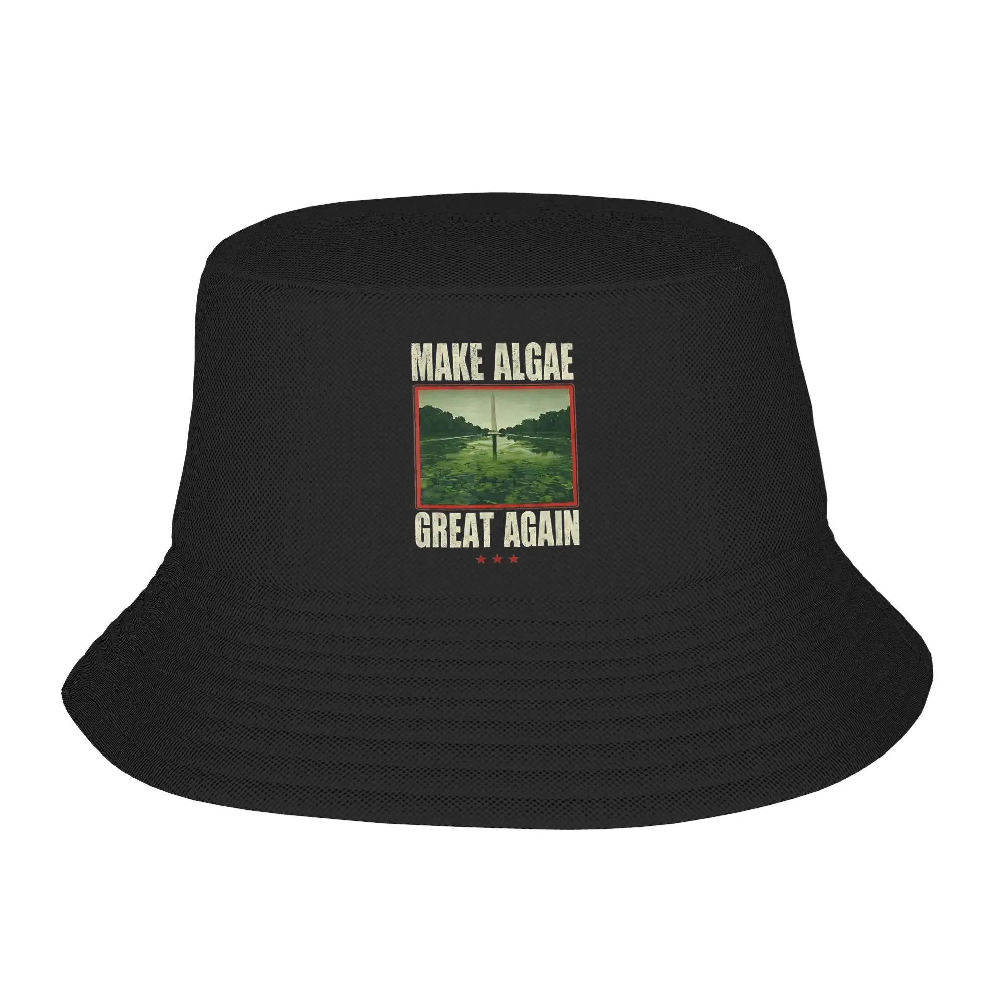 Teen Cute Bucket Hats Make Algae Great Again Team Algae Merch Bob Hat For Picnic Headwear Lightweight