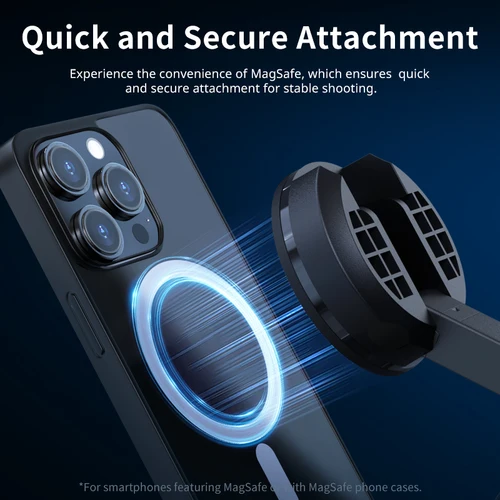 Imagen 2 del producto Ulanzi-trípode magnético con Control remoto para teléfono móvil, trípode de extensión para selfi, transmisión en vivo, Vlog, 1,53 m, rotación de 360 °, 10m, MT-84